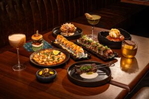 Delicious food and cocktails served at MOGA Singapore